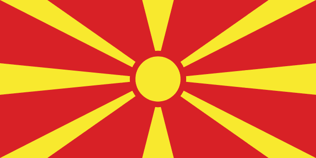 Macedonia, the Former Yugoslav Republic of flag