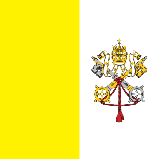 Holy See (Vatican City State) flag